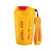 304 stainless steel coffee cup for women with letters, insulated with a handle, outdoor car portable water cup for men Item Picture
